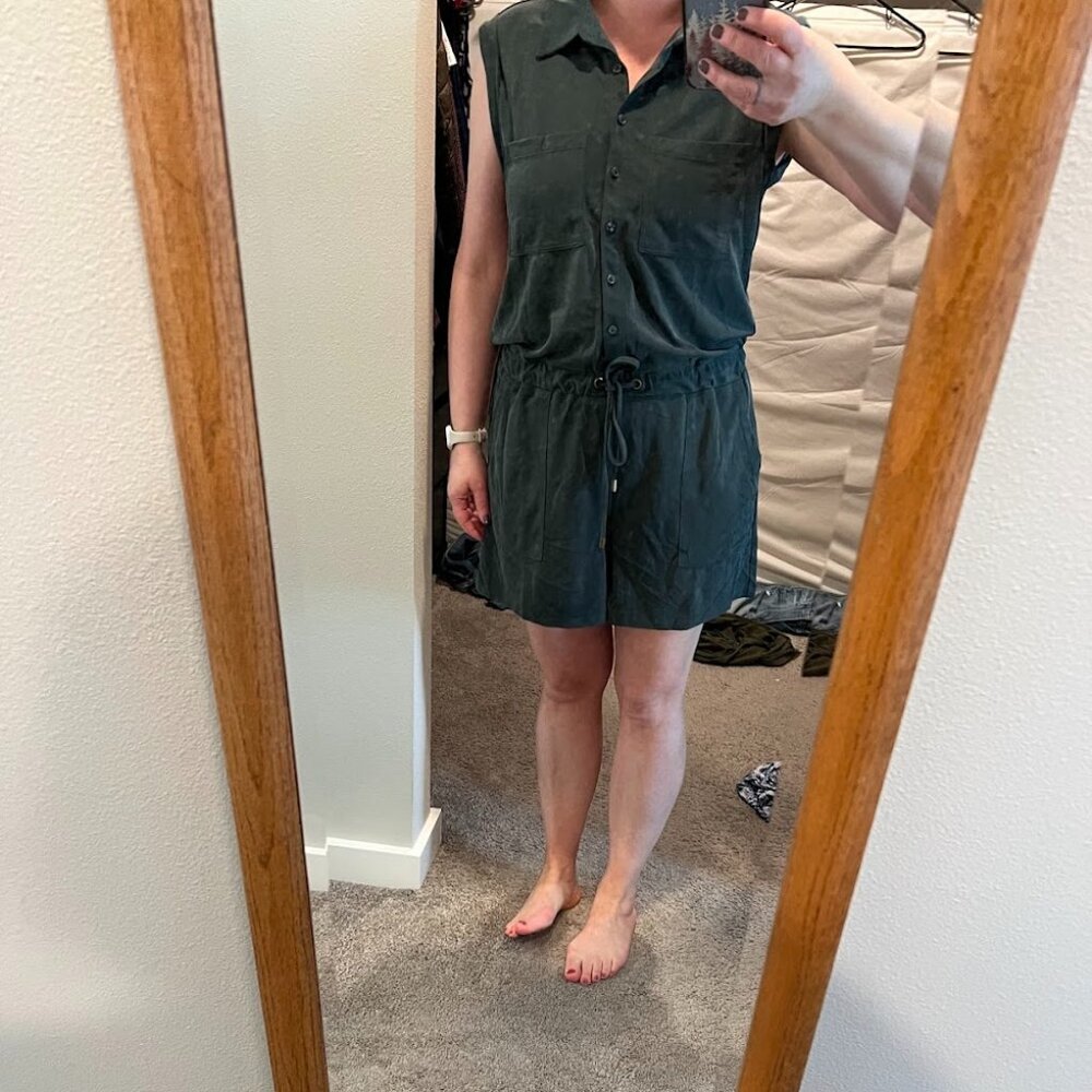 LOFT romper shorts